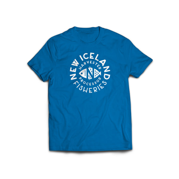 New Iceland Fisheries - Men's Blue Signature Tee